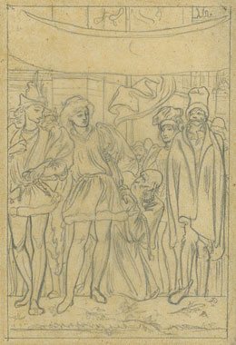 Study for an Illustration for 'Romola': 'The Escaped Prisoner'