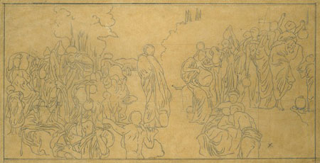 Study for 'Captive Andromache': Composition