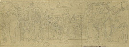 Study for 'Captive Andromache': Composition
