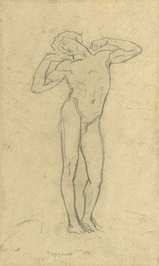 Study for 'The Sluggard': Male Figure