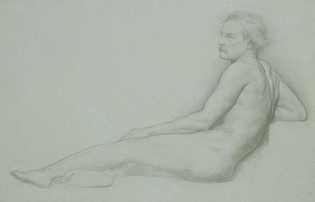 Study of a Male Figure (Life Drawing)
