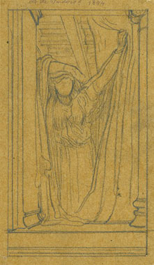 Study for 'The Last Watch of Hero': Composition