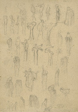 Studies for 'Eastern Slinger...': Figures