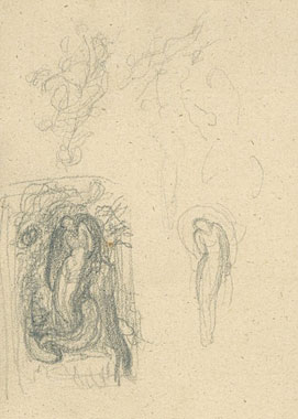 Study for 'Perseus and Andromeda': Composition, Andromeda