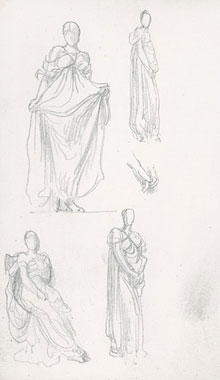 Studies for  'Clytemnestra': Female Figures