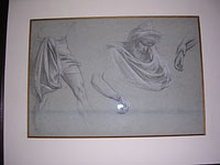 Studies for 'Jezebel and Ahab': Ahab