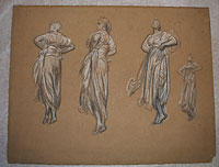 Studies for 'The Dance': Female Figure Dancing