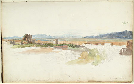 View of the Temple of Minerva Medica near Rome