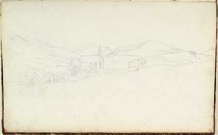 View of a Landscape with a Church