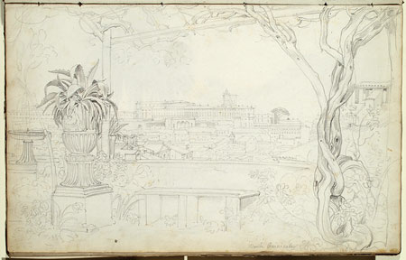 View of the Quirinale Palace, Rome