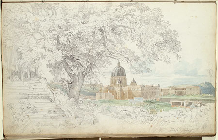 View of Rome Including St Peter's Basilica
