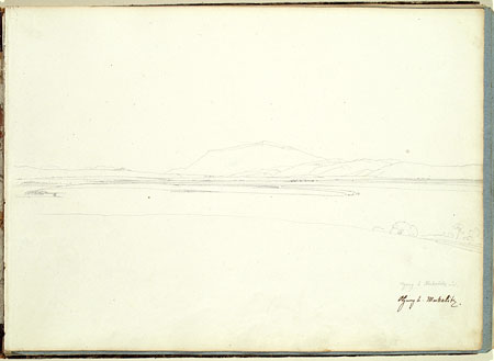 View of a Landscape with Hills