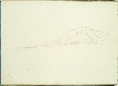 View of a Landscape with a Mountain