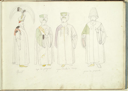 Studies of Male Figures in Turkish Dress