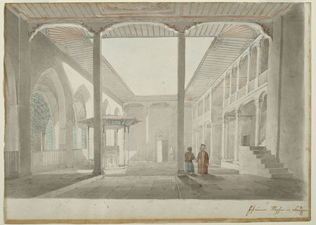 View of a Courtyard, Bursa