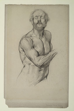 Study for 'Samson and Delilah': Samson