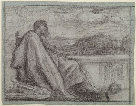 'Study for 'David': Composition