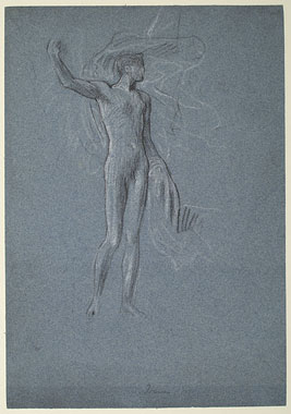 Study for 'Daedalus and Icarus': Icarus