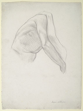 Study for 'Helios and Rhodos': Helios and Rhodos