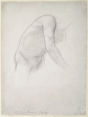 Study for 'Helios and Rhodos': Helios