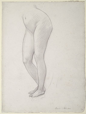 Study for 'Helios and Rhodos': Rhodos