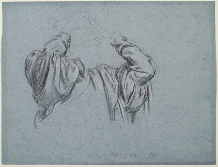 Study for 'The Arts of Industry as Applied to War': Male Figure