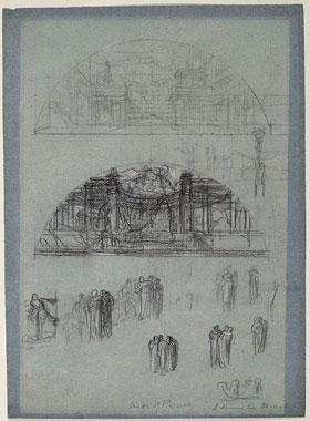 Study for 'The Arts of Industry as Applied to Peace': Composition, Female Figures
