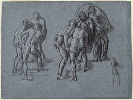 Study for 'The Arts of Industry as Applied to Peace': Male Figures