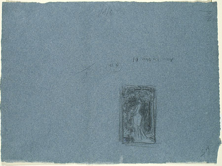 Study for an Unidentified Portrait of a Female Figure: Composition