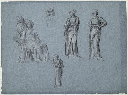 Study for 'The Arts of Industry as Applied to Peace': Female Figures