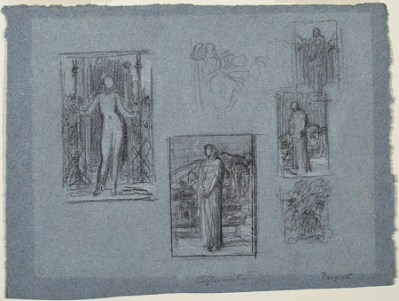Studies for 'Antique Juggling Girl' and 'Clytemnestra': Compositions