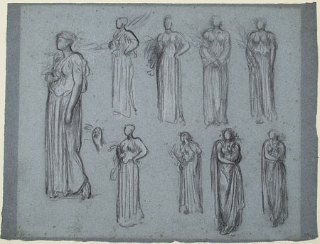 Study for 'The Daphnephoria': Figures
