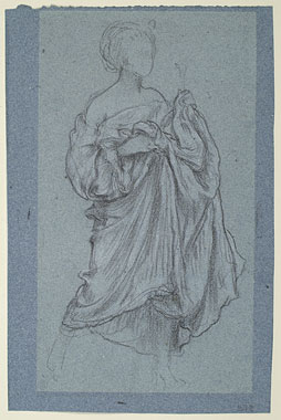 Study for 'The Daphnephoria': Female Figure