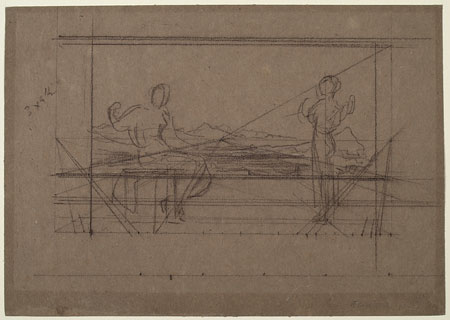 Study for 'Winding the Skein': Composition