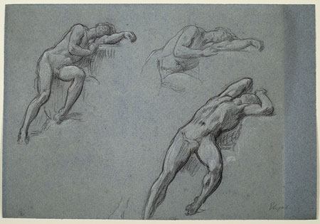 Study for 'Elijah in the Wilderness': Elijah