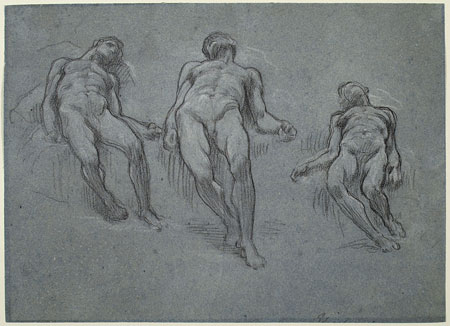 Study for 'Elijah in the Wilderness': Elijah