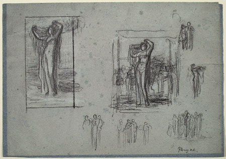 Studies for 'Phryne at Eleusis': Compositions, Figures