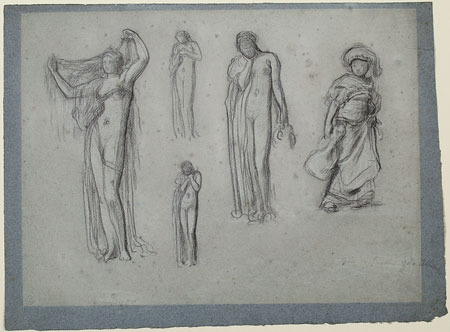 Studies for 'Moorish Garden; A Dream of Granada' and 'Phryne at Eleusis': Phryne, Female Child
