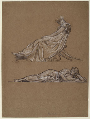 Study for 'Music': Male and Female Figures