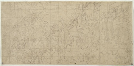 Study for 'Captive Andromache': Composition