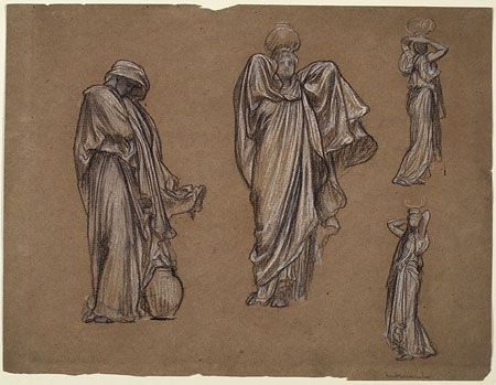 Study for 'Captive Andromache': Female Figures