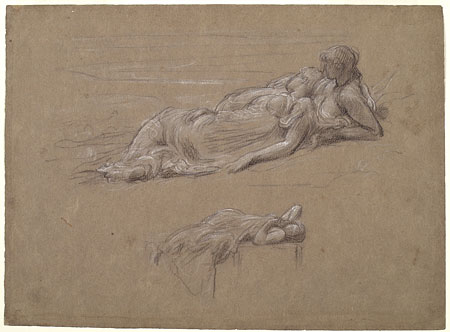 Studies for 'Idyll' and 'Summer Slumber': Female Figures