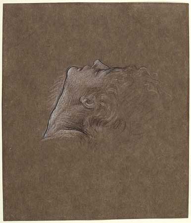 Study for 'Clytie': Female Head