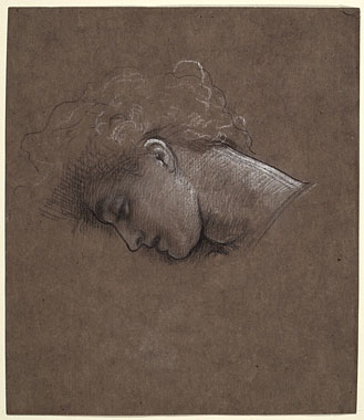 Study for 'Lachrymae': Female Head