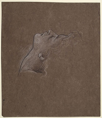 Study for 'Clytie': Head of Clytie