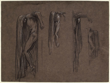 Study for 'Rizpah': Male Figure