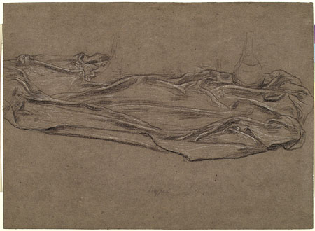 Study for 'Rizpah': Drapery and Pitcher