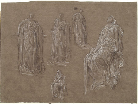 Study for 'The Spirit of the Summit': Female Figures