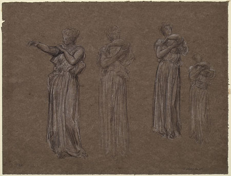 Study for 'The Bracelet': Female Figures