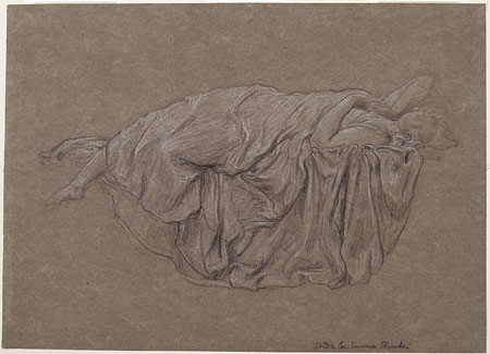 Study for 'Summer Slumber': Sleeping Female Figure
